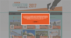 Desktop Screenshot of correctoresportafolio.cl